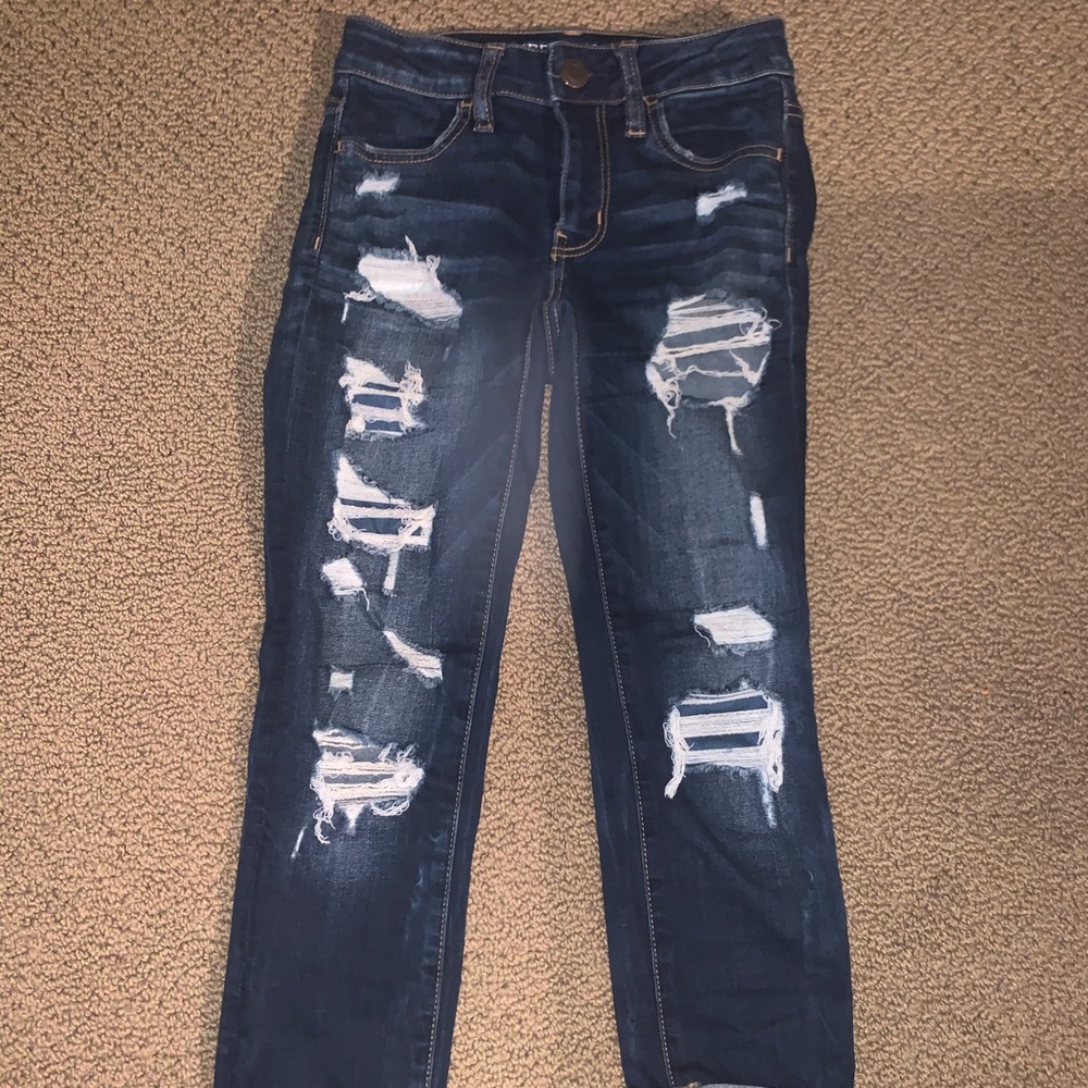 American Eagle super stretch jegging crop